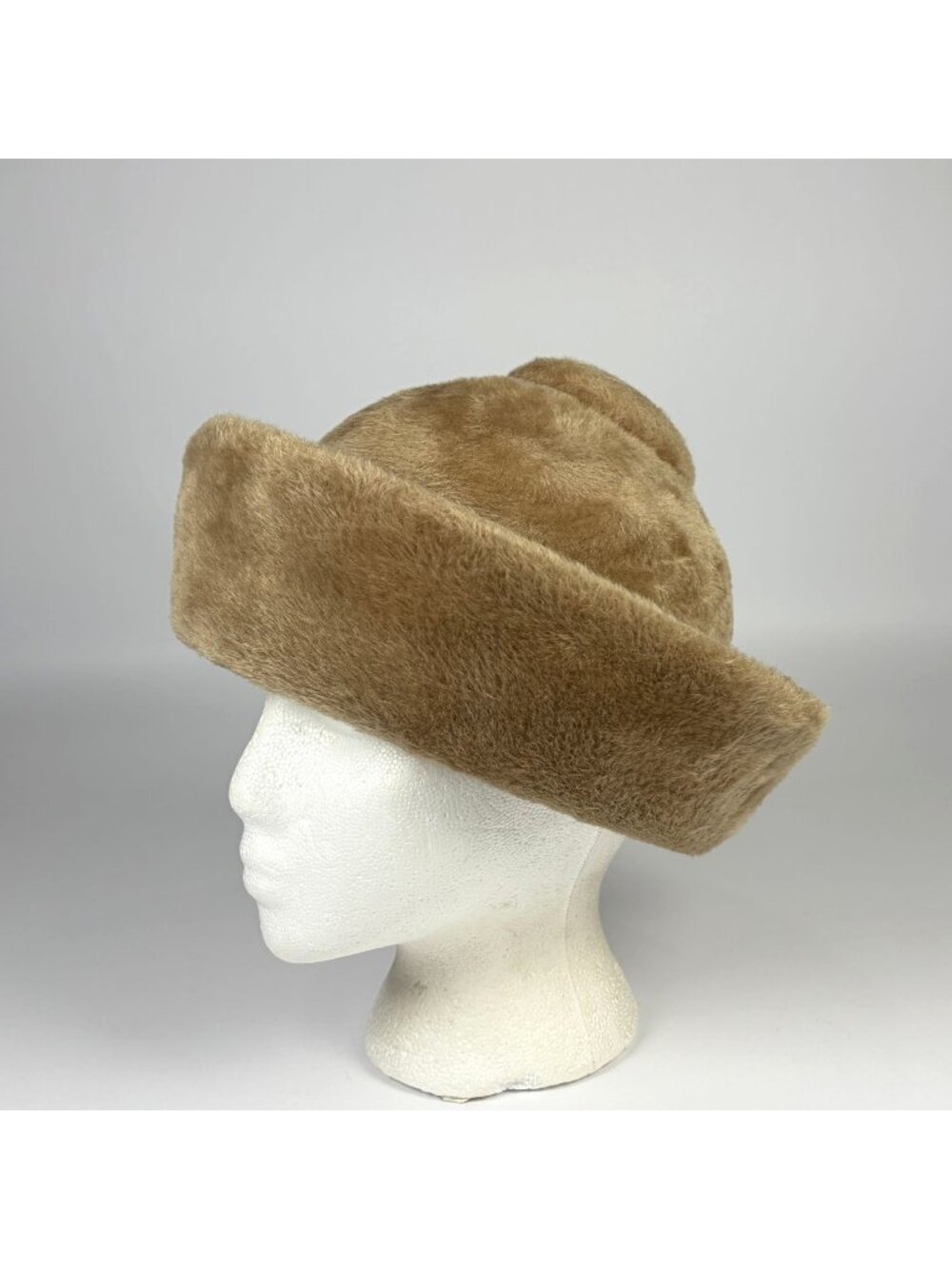Vintage Aura for Betmar Womens Faux Fur Cloche Hat